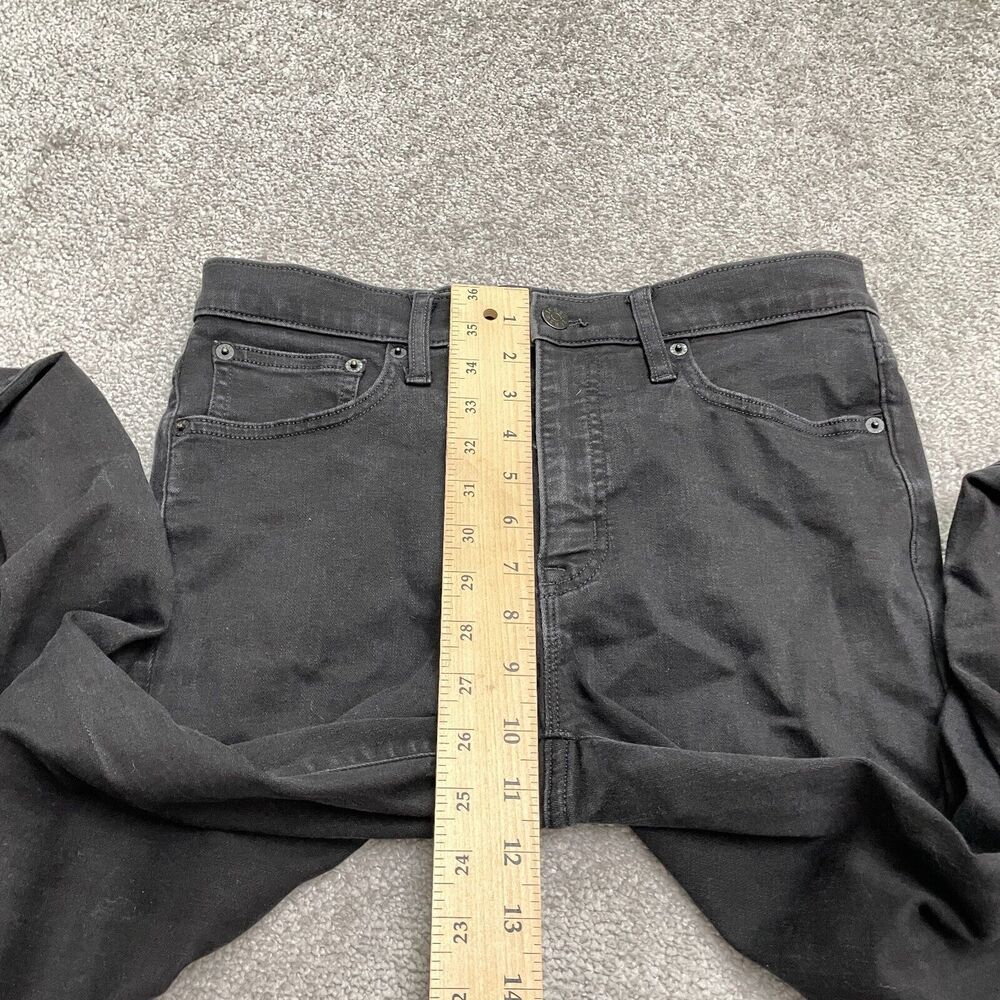 J.Crew High Rise Skinny Denim Jeans Womens 28 L27 Black Dark Wash Stretch Casual - Picture 7 of 10